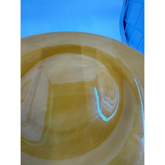 Pottery Barn "SAUSALITO" 12" Plate Yellow - Picture 3 of 8